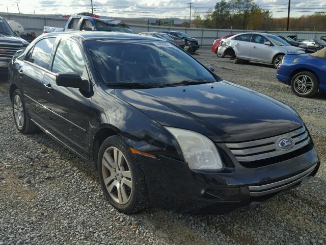 3FAHP07Z27R248642 - 2007 FORD FUSION SE BLACK photo 1