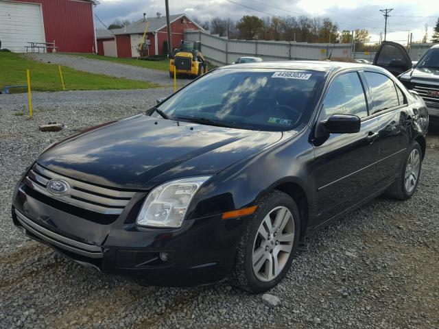 3FAHP07Z27R248642 - 2007 FORD FUSION SE BLACK photo 2