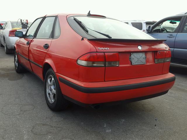 YS3DD58H812024719 - 2001 SAAB 9-3 RED photo 3