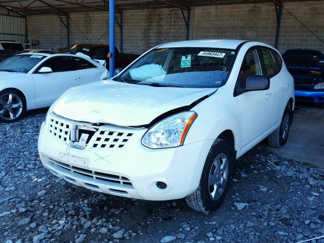 JN8AS58T28W006972 - 2008 NISSAN ROGUE S WHITE photo 2