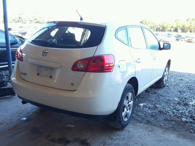 JN8AS58T28W006972 - 2008 NISSAN ROGUE S WHITE photo 4