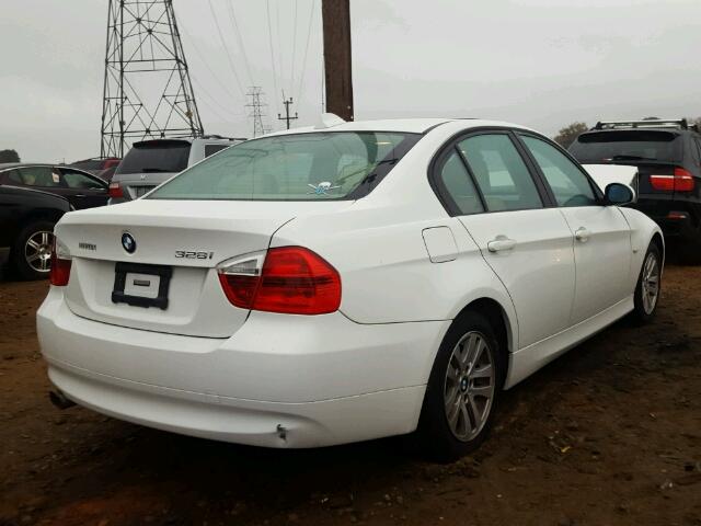 WBAVA33587PG50871 - 2007 BMW 328 I WHITE photo 4