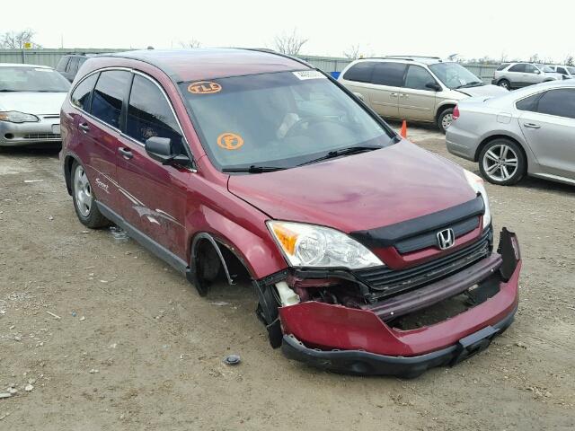 JHLRE38387C059138 - 2007 HONDA CR-V LX MAROON photo 1