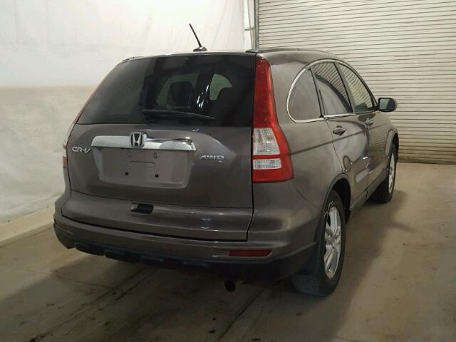 5J6RE4H79AL018010 - 2010 HONDA CR-V EXL CHARCOAL photo 4