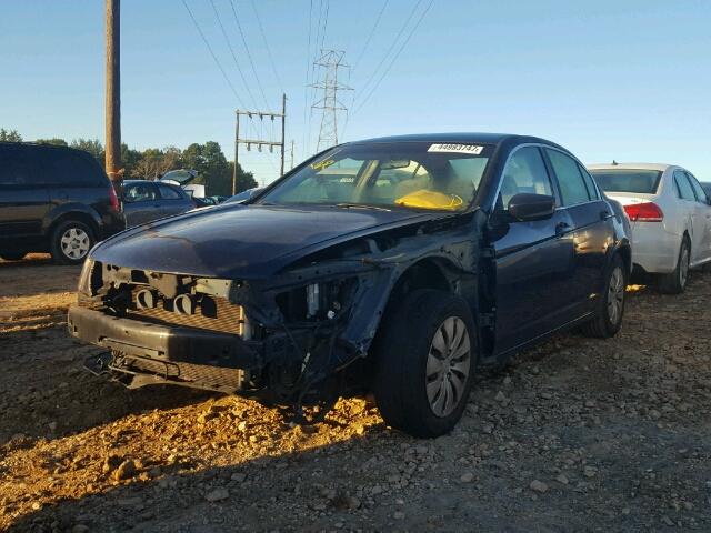 1HGCP26379A104032 - 2009 HONDA ACCORD BLUE photo 2