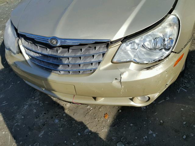 1C3CC5FV4AN157589 - 2010 CHRYSLER SEBRING LI GOLD photo 9