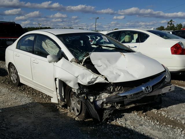 2HGFA16569H526482 - 2009 HONDA CIVIC WHITE photo 1