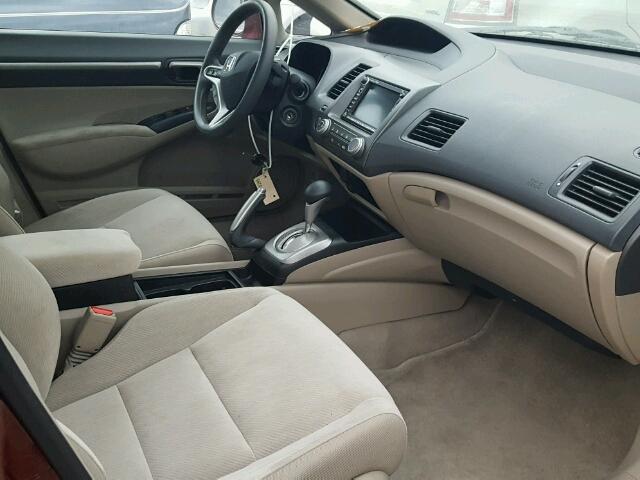 19XFA1F81AE009485 - 2010 HONDA CIVIC EX 红色 照片 5