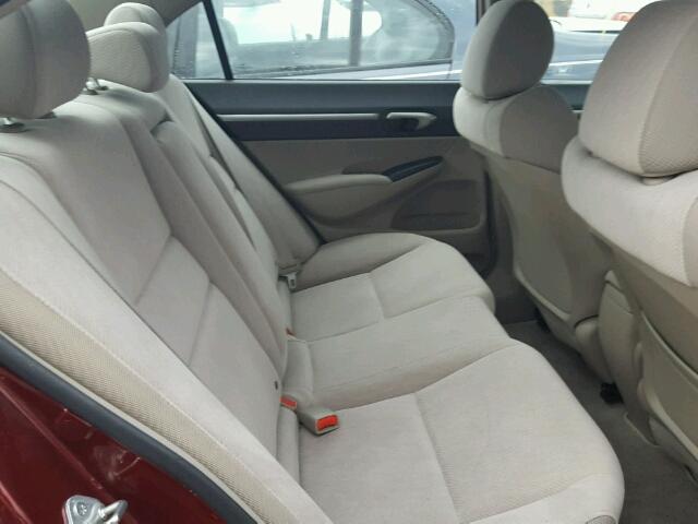 19XFA1F81AE009485 - 2010 HONDA CIVIC EX 红色 照片 6