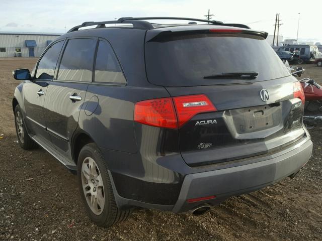 2HNYD28619H518438 - 2009 ACURA MDX TECHNO BLACK photo 3