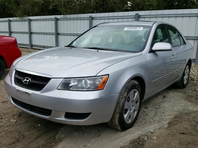 5NPET46C98H395199 - 2008 HYUNDAI SONATA GRAY photo 2