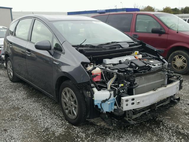 JTDZN3EU6FJ029236 - 2015 TOYOTA PRIUS V GRAY photo 1