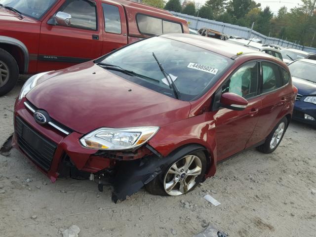 1FADP3K28DL186040 - 2013 FORD FOCUS SE RED photo 2