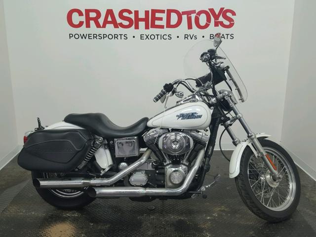 1HD1GNW124K318840 - 2004 HARLEY-DAVIDSON FXDLI WHITE photo 1