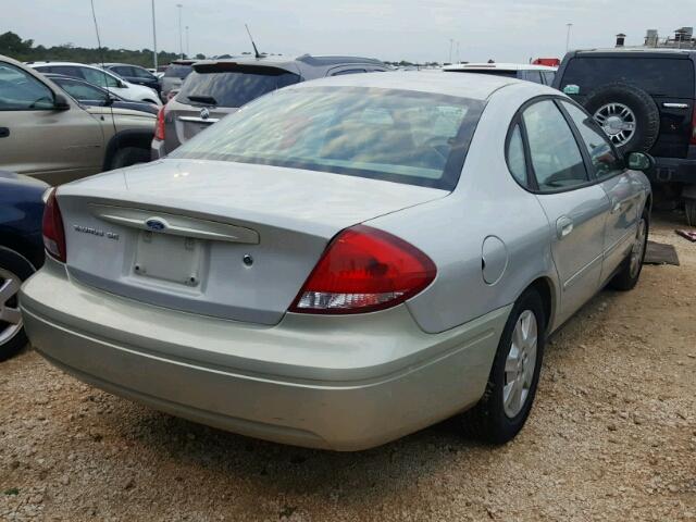 1FAFP53U86A201056 - 2006 FORD TAURUS SILVER photo 4