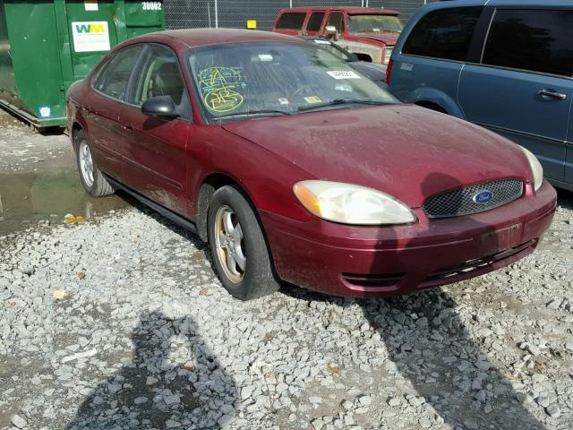 1FAFP55U44A160824 - 2004 FORD TAURUS SES BURGUNDY photo 1