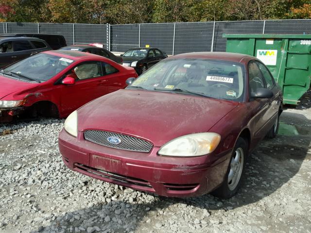 1FAFP55U44A160824 - 2004 FORD TAURUS SES BURGUNDY photo 2