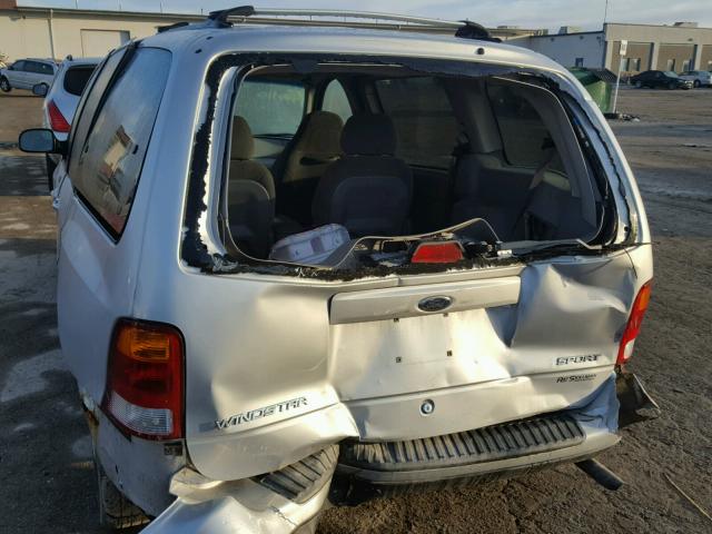 2FMZA57441BA44010 - 2001 FORD WINDSTAR GRAY photo 9