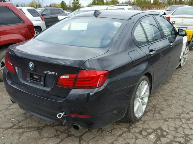 WBAFU7C59CDU58838 - 2012 BMW 535 XI Սև լուսանկար 4