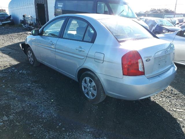 KMHCN4BCXAU527899 - 2010 HYUNDAI ACCENT GLS SILVER photo 3