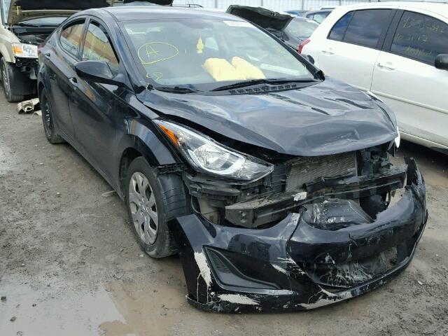 5NPDH4AE7GH742369 - 2016 HYUNDAI ELANTRA SE BLACK photo 1