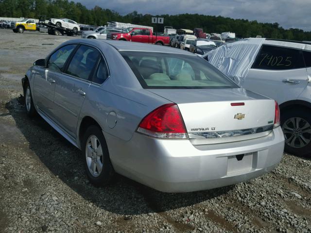 2G1WB5EK8A1251407 - 2010 CHEVROLET IMPALA LT SILVER photo 3