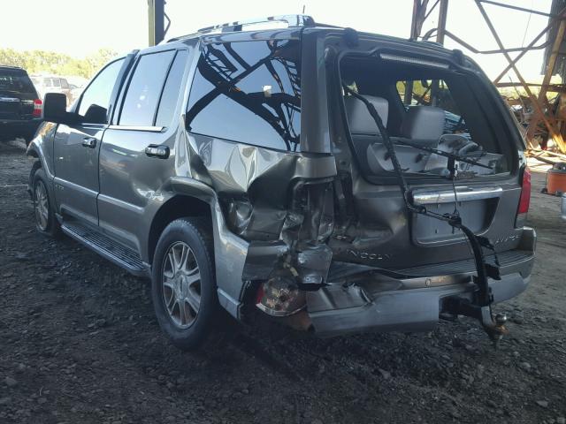 5LMEU88H24ZJ49698 - 2004 LINCOLN AVIATOR TAN photo 3