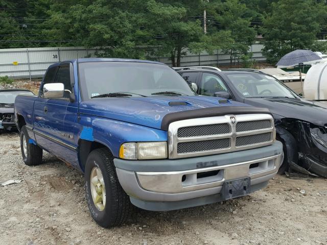 3B7HC13YXVG744337 - 1997 DODGE RAM BLUE photo 1