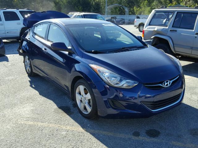 5NPDH4AE1DH285991 - 2013 HYUNDAI ELANTRA GL PURPLE photo 1