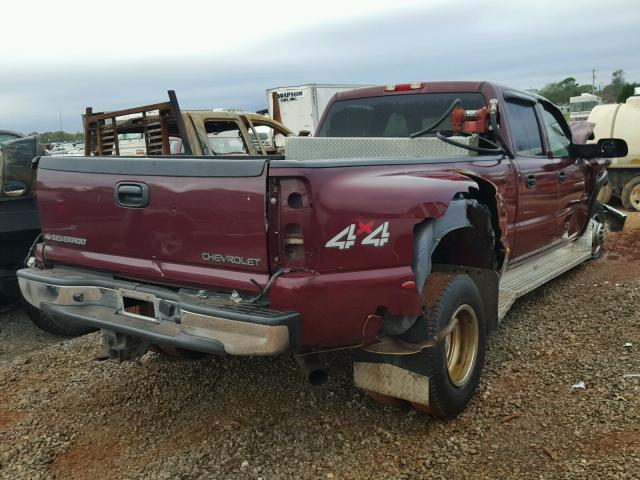 1GCJK33123F151489 - 2003 CHEVROLET SILVERADO BURGUNDY photo 4