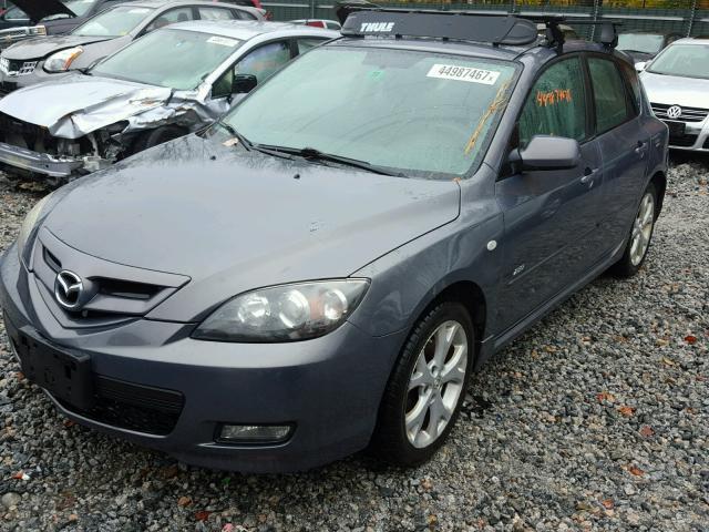 JM1BK144871712542 - 2007 MAZDA 3 GRAY photo 2