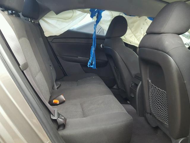 1G1ZC5E12BF293194 - 2011 CHEVROLET MALIBU 1LT ყავისფერი ფოტო 6