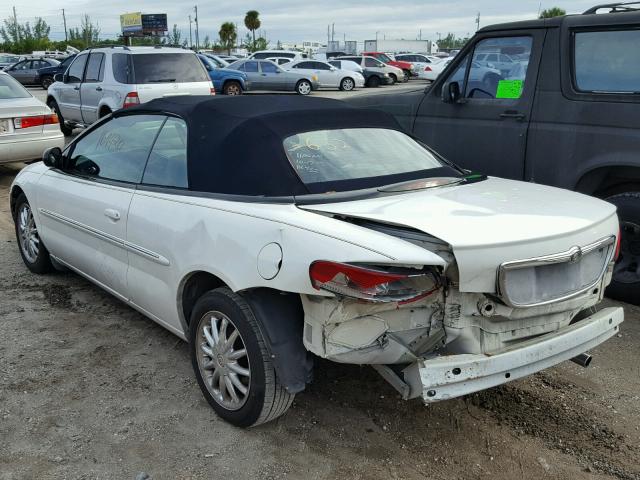 1C3EL65R52N329715 - 2002 CHRYSLER SEBRING LI WHITE photo 1