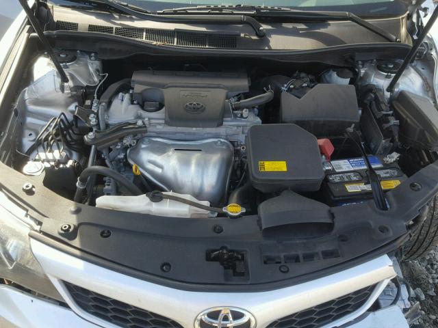 4T1BF1FK6CU038590 - 2012 TOYOTA CAMRY SILVER photo 7
