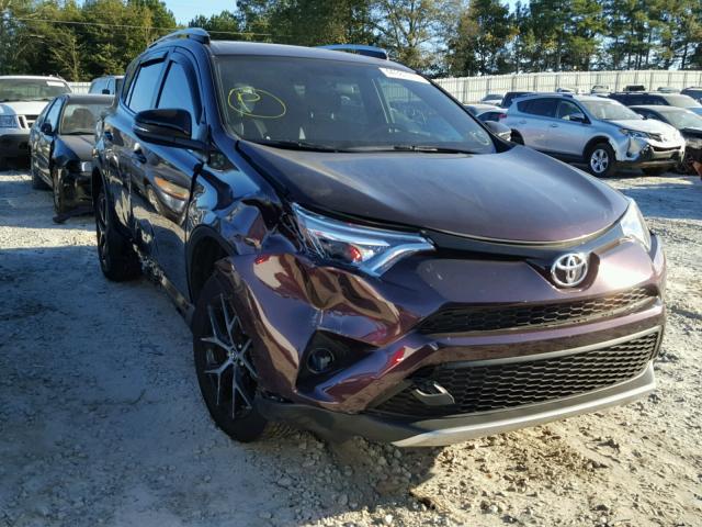 2T3NFREV8GW270693 - 2016 TOYOTA RAV4 SE PURPLE photo 1