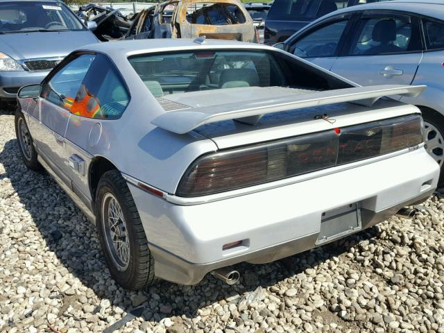 1G2PG1195HP202661 - 1987 PONTIAC FIERO GT SILVER photo 3