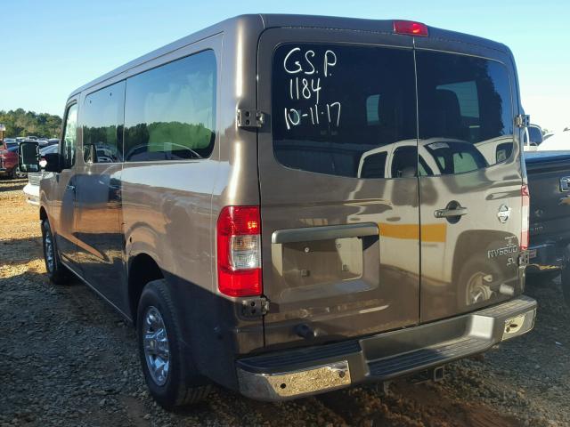 5BZAF0AA3HN851184 - 2017 NISSAN NV 3500 BROWN photo 3