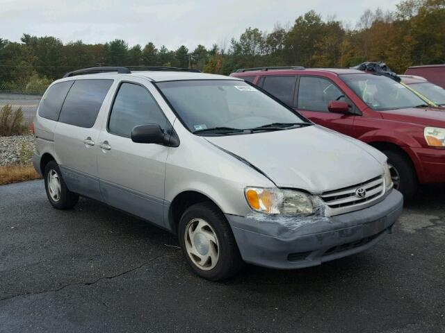 4T3ZF13C82U501900 - 2002 TOYOTA SIENNA SILVER photo 1