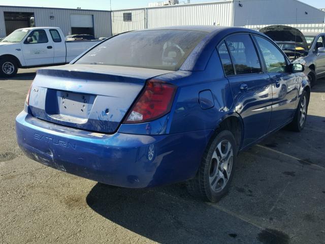 1G8AL52F35Z183627 - 2005 SATURN ION LEVEL BLUE photo 4