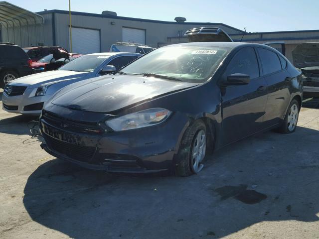 1C3CDFAA2DD224238 - 2013 DODGE DART SE BLUE photo 2