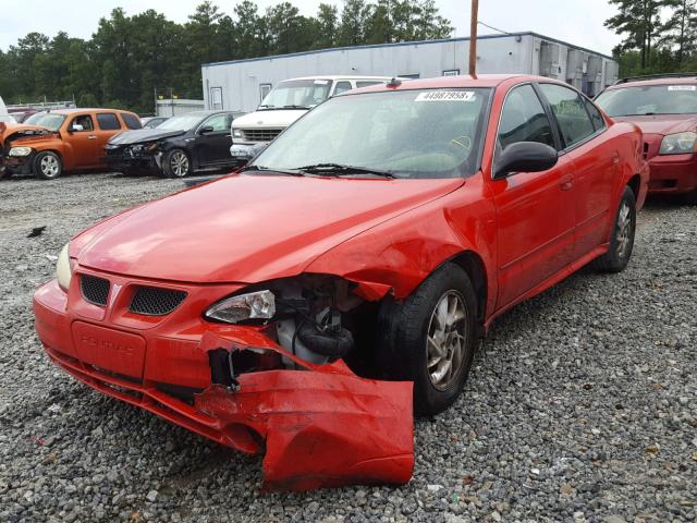 1G2NE52FX4C130317 - 2004 PONTIAC GRAND AM S წითელი ფოტო 2