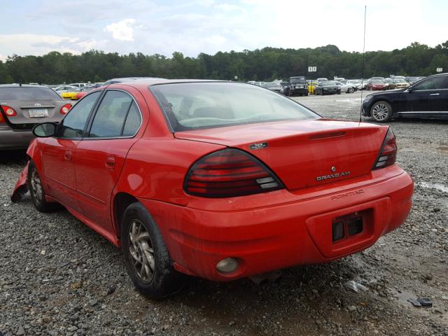 1G2NE52FX4C130317 - 2004 PONTIAC GRAND AM S წითელი ფოტო 3