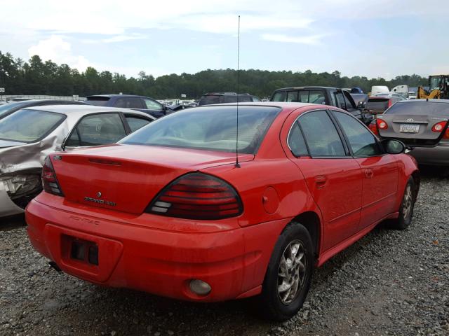 1G2NE52FX4C130317 - 2004 PONTIAC GRAND AM S წითელი ფოტო 4