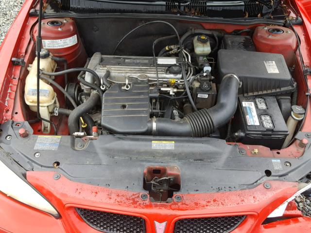 1G2NE52FX4C130317 - 2004 PONTIAC GRAND AM S წითელი ფოტო 7