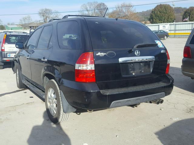 2HNYD18913H528723 - 2003 ACURA MDX TOURIN BLACK photo 3