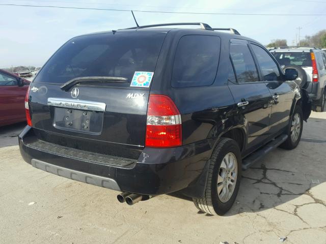 2HNYD18913H528723 - 2003 ACURA MDX TOURIN BLACK photo 4