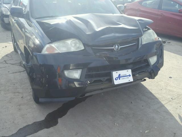 2HNYD18913H528723 - 2003 ACURA MDX TOURIN BLACK photo 9