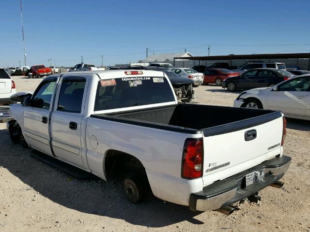 2GCEC13T751322185 - 2005 CHEVROLET SILVERADO WHITE photo 3