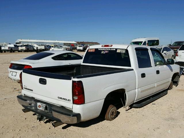 2GCEC13T751322185 - 2005 CHEVROLET SILVERADO WHITE photo 4