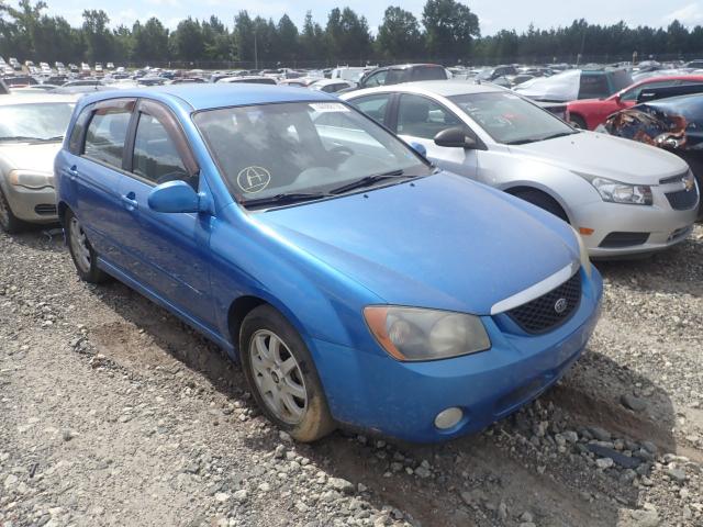 KNAFE161055088430 - 2005 KIA SPECTRA5 BLUE photo 1